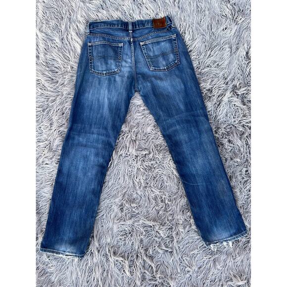 Lucky Brand Denim Jeans 121 Heritage Slim Distressed Medium Wash Men's 30 - Picture 6 of 8